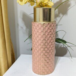 Metalic  Vase Bottle Rustic